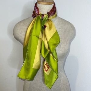 🔹 Malfroy Silk Scarf Made in France